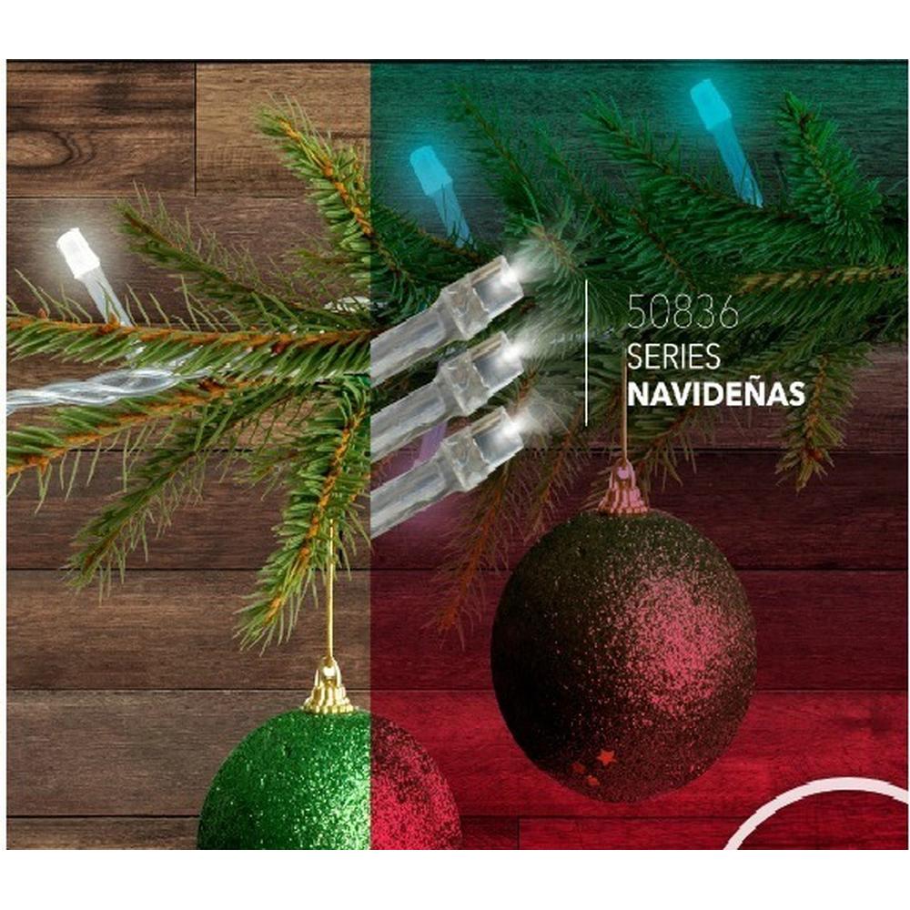 Foto 3 pulgar | 4 Series Navidenas Led 100 Luces 8 Prog 775m 120v Luz Blanca
