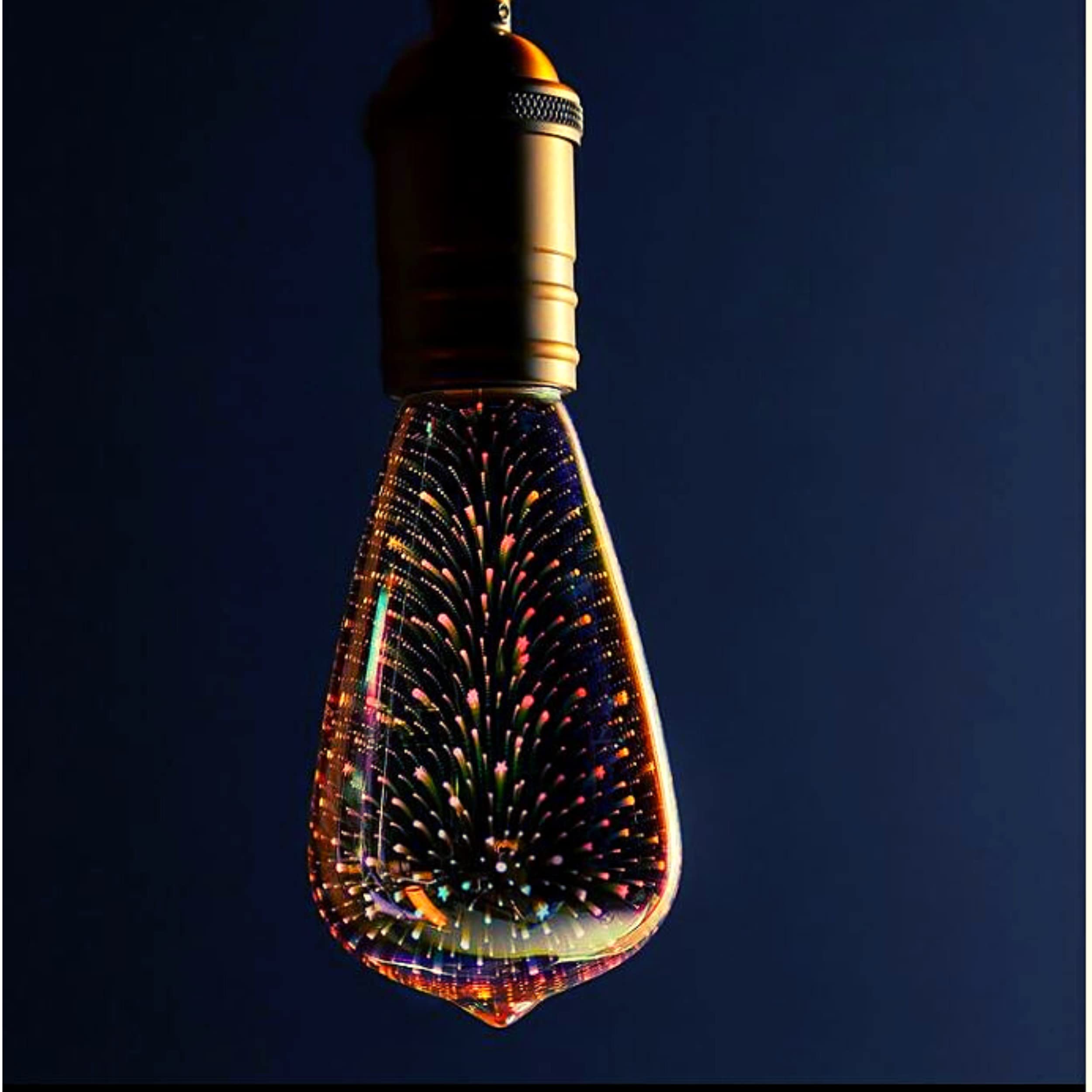 Foto 6 pulgar | Bombilla Led Feit Electric Infinity 3d Fireworks St19 - Venta Internacional.