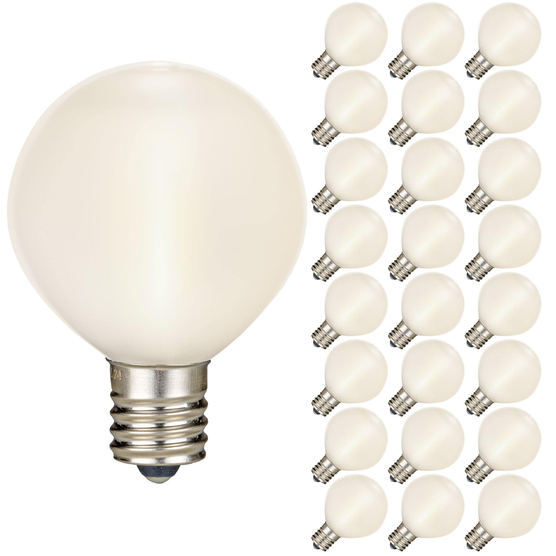 Guirnalda De Bombillas Led De Filamento  Novedosas  G50  Paquete De 25 - Venta Internacional. $1,229