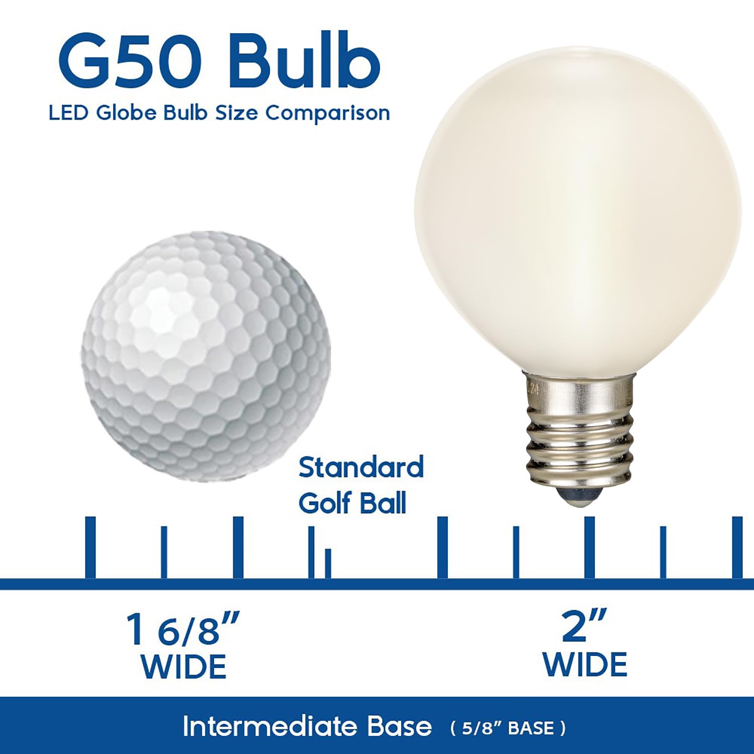 Foto 5 | Guirnalda De Bombillas Led De Filamento  Novedosas  G50  Paquete De 25 - Venta Internacional.