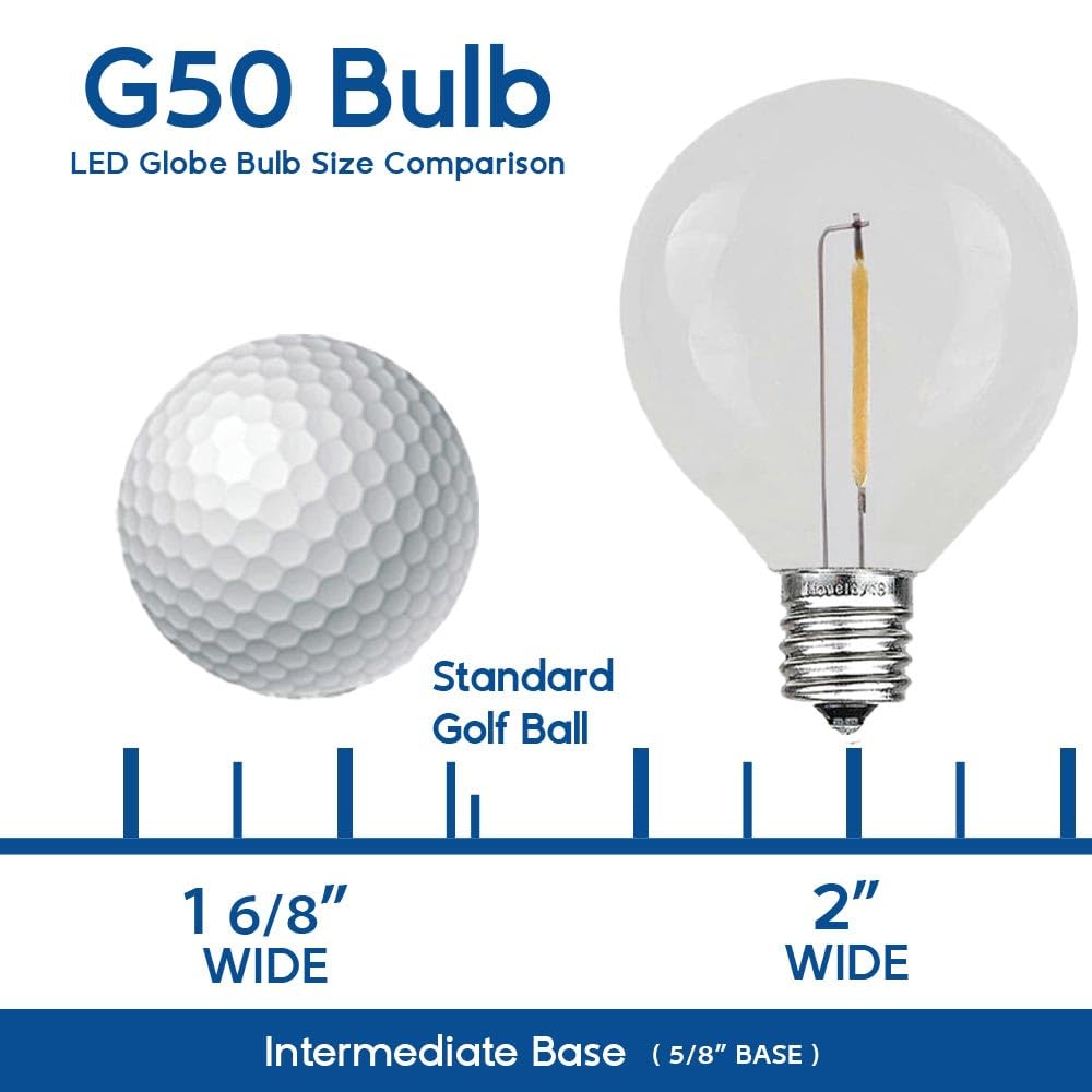 Foto 4 pulgar | Bombillas De Repuesto Novelty Lights G50 Globe  7 W  E17/c9  Color Morado  Paquete De 25 - Venta Internacional.