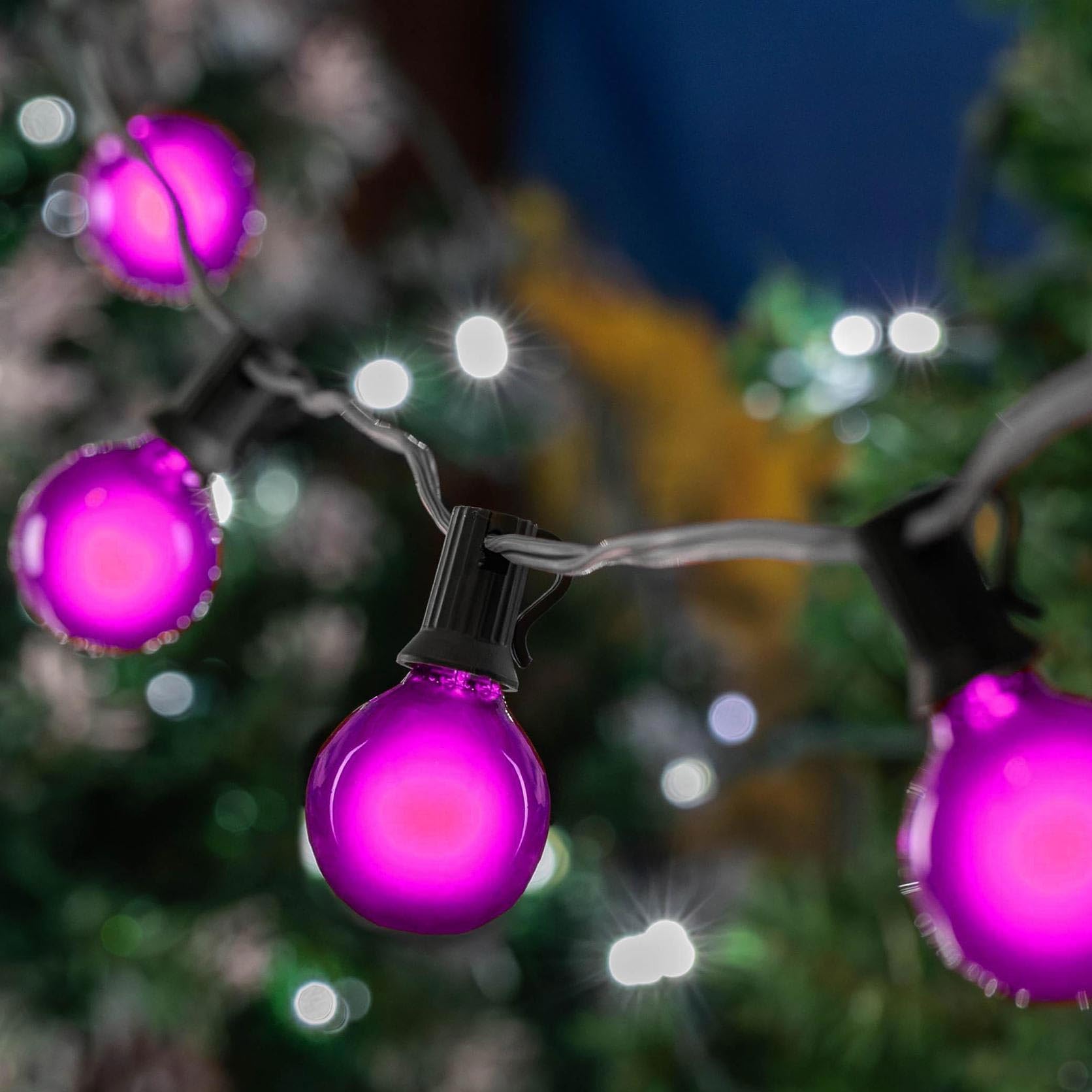 Foto 6 pulgar | Bombillas De Repuesto Novelty Lights G50 Globe  7 W  E17/c9  Color Morado  Paquete De 25 - Venta Internacional.