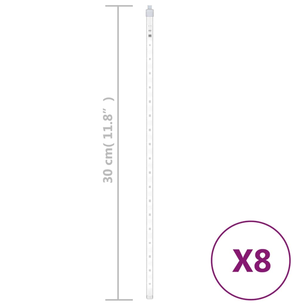 Foto 8 pulgar | Luces Decorativas Vidaxl Meteor Shower Blue Led 192 Led - Venta Internacional.