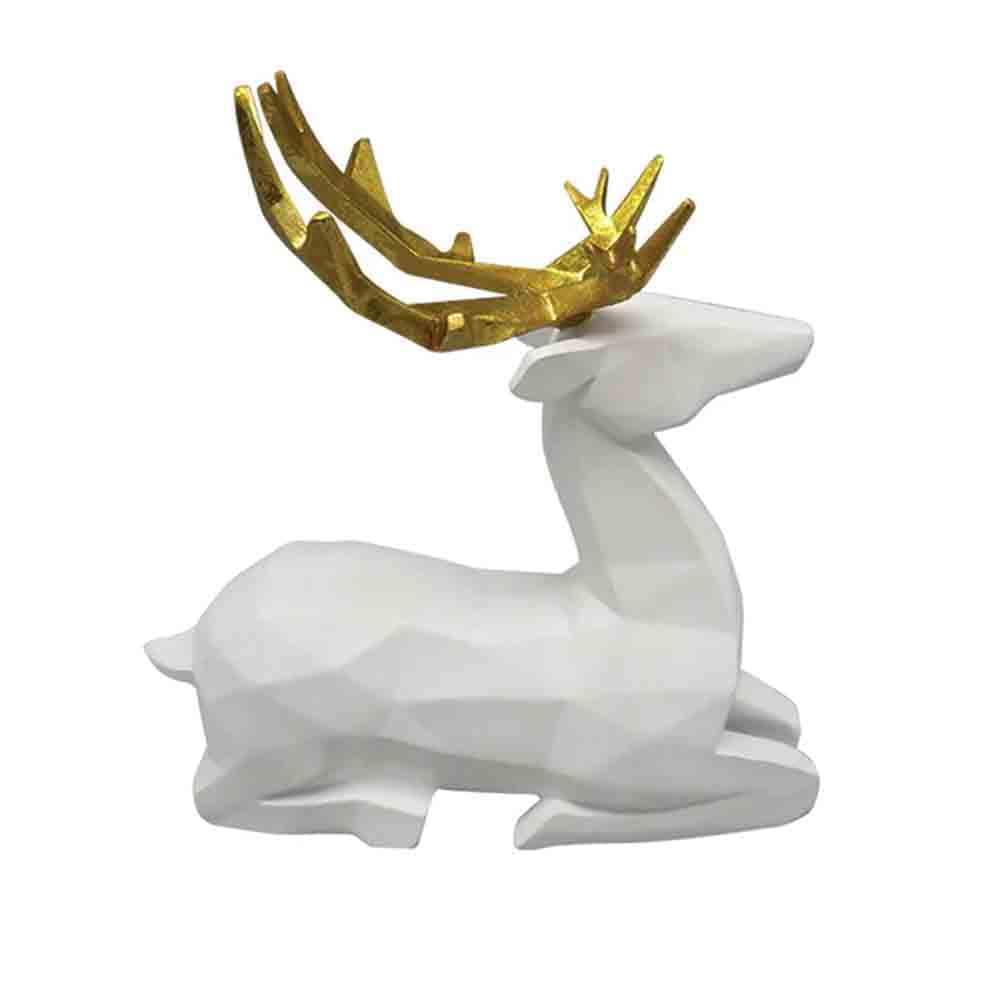 Figura de Reno Sentado  Kyuden Home color Blanco $499