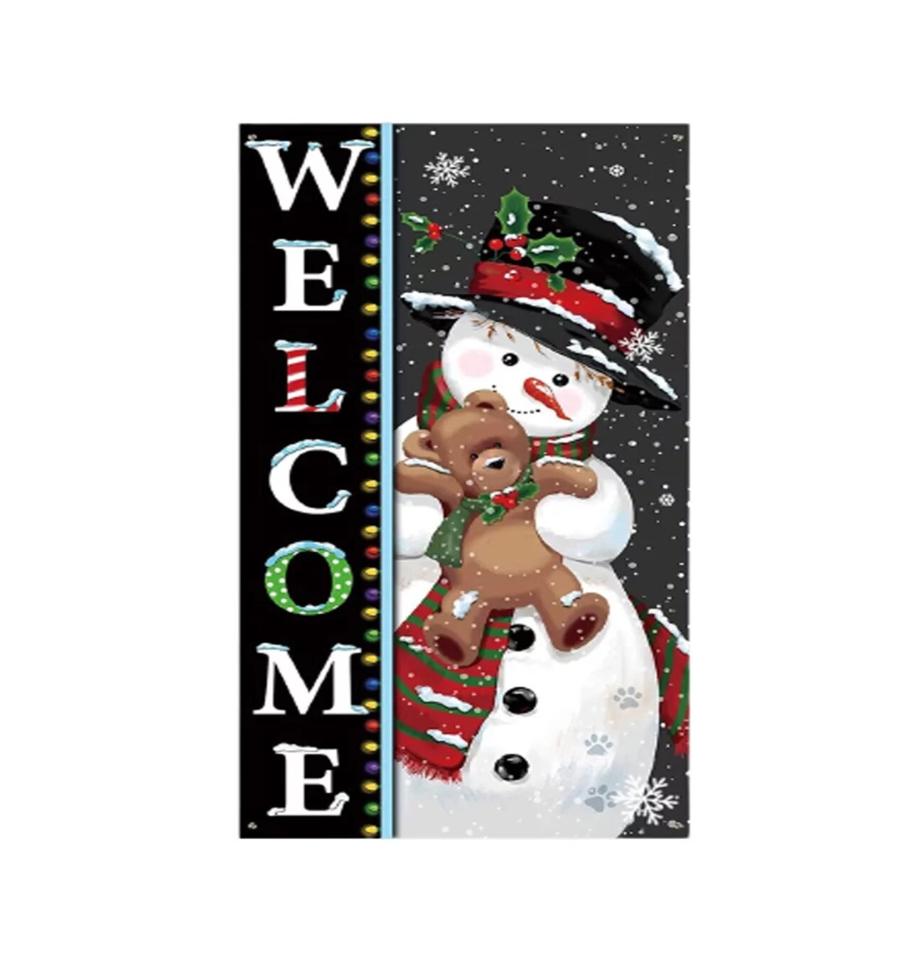 Colgante para Puerta Navideño Muñeco de Nieve $599