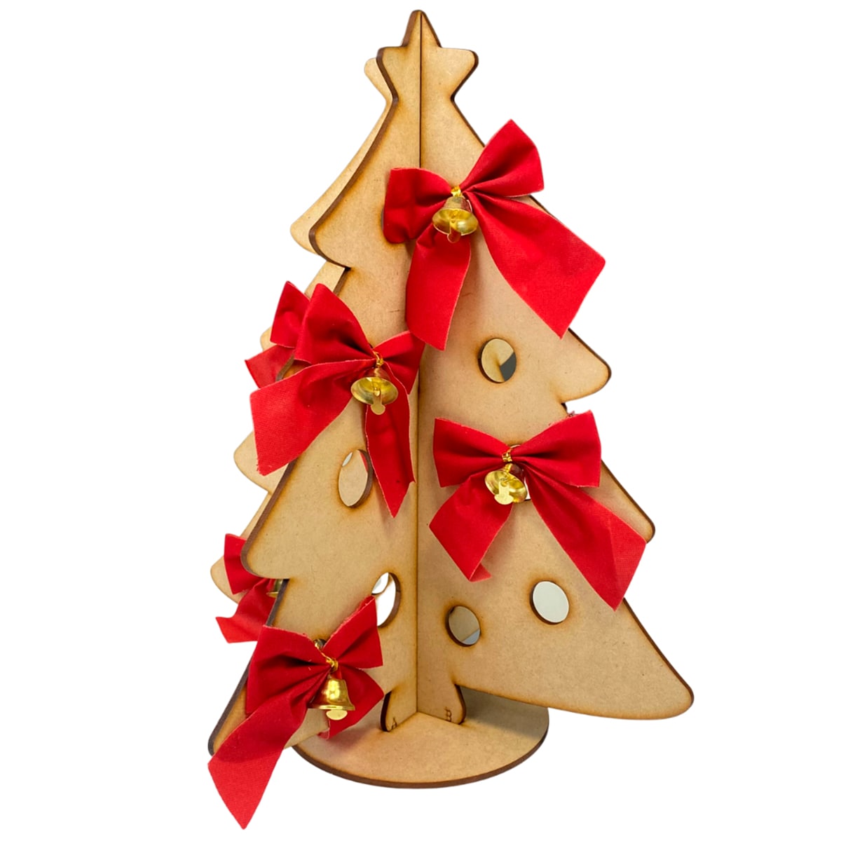 Decoración Navideña Poliespacios DN02 Árbol de Navidad MDF 3 mm $259