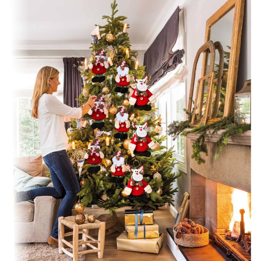 Foto 2 | Paquete Decoración para Árbol de Navidad 12 Piezas Surtidas - Venta Internacional