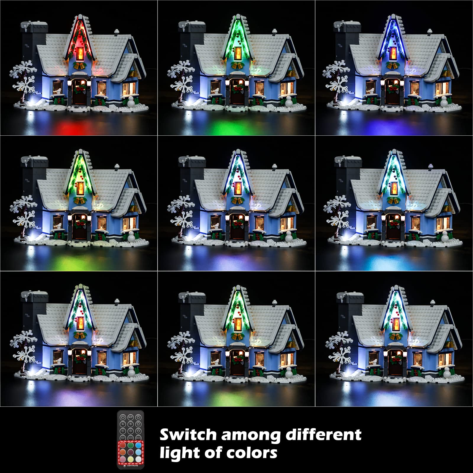 Foto 5 pulgar | Set De Luces Led Lightailing Para Lego 10293 Santa's Visit - Venta Internacional.