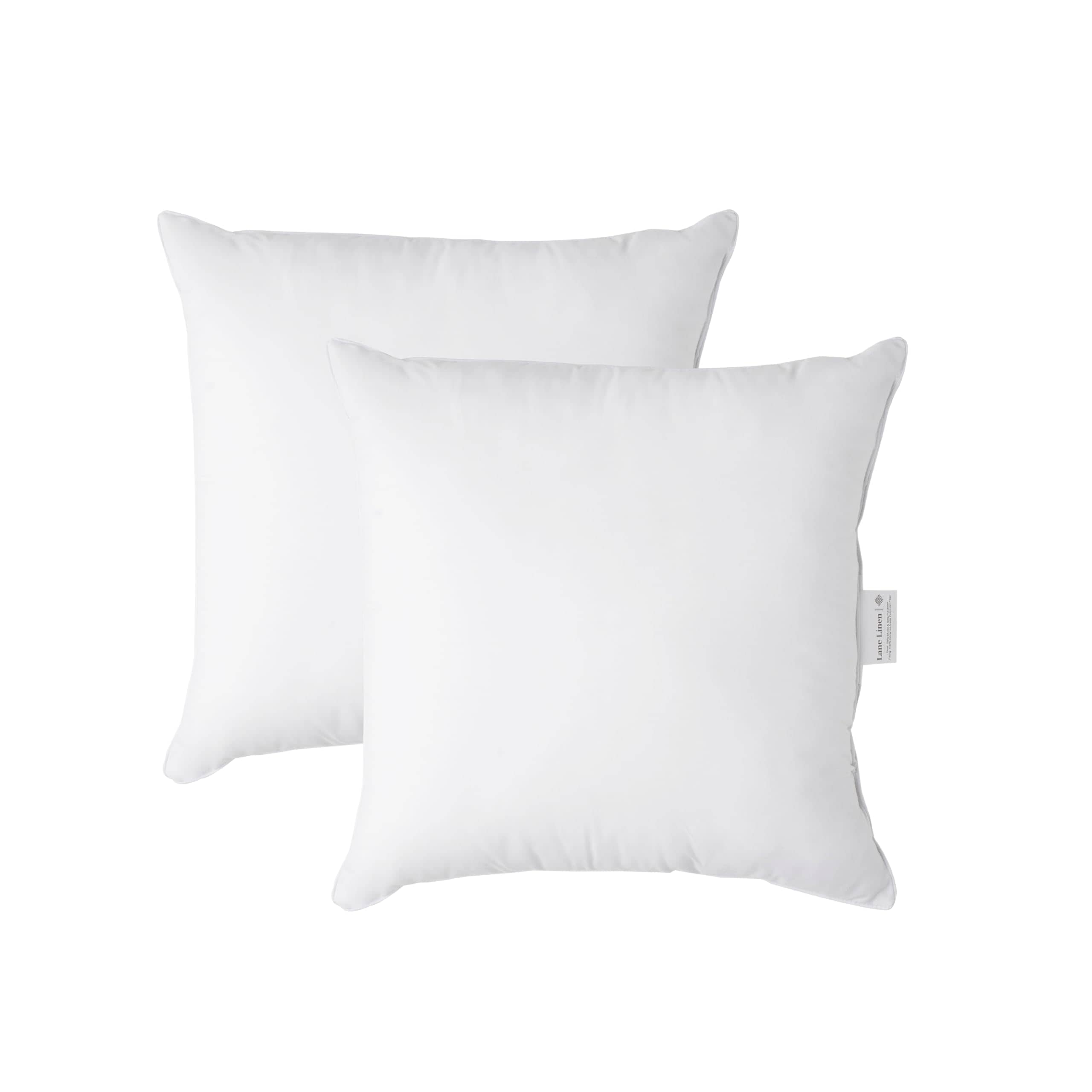 Almohada Insert Lane Linen, 16 X 16 Cm, Paquete De 2 Unidades, Color Blanco - Venta Internacional. $566