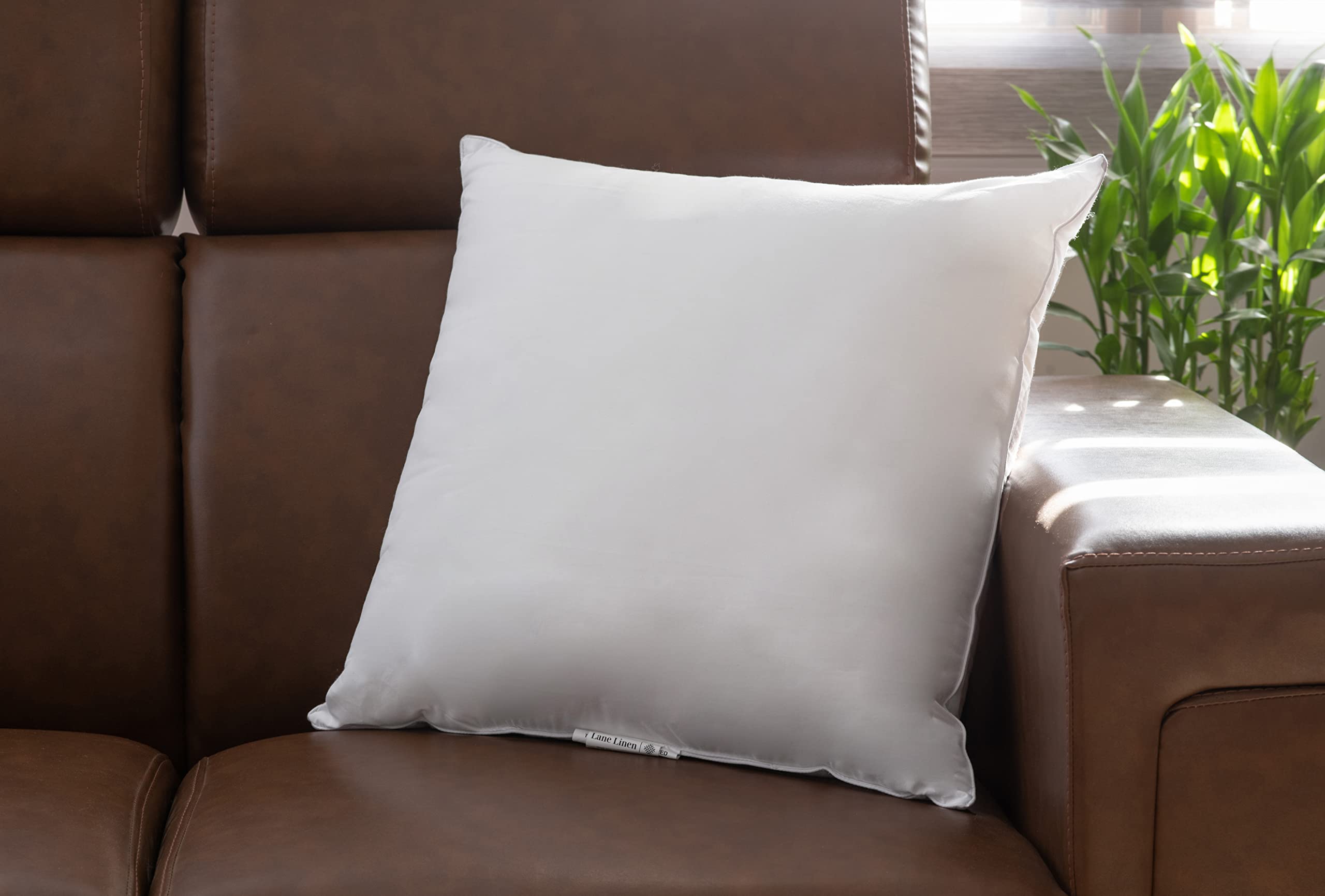 Foto 8 pulgar | Almohada Insert Lane Linen, 16 X 16 Cm, Paquete De 2 Unidades, Color Blanco - Venta Internacional.
