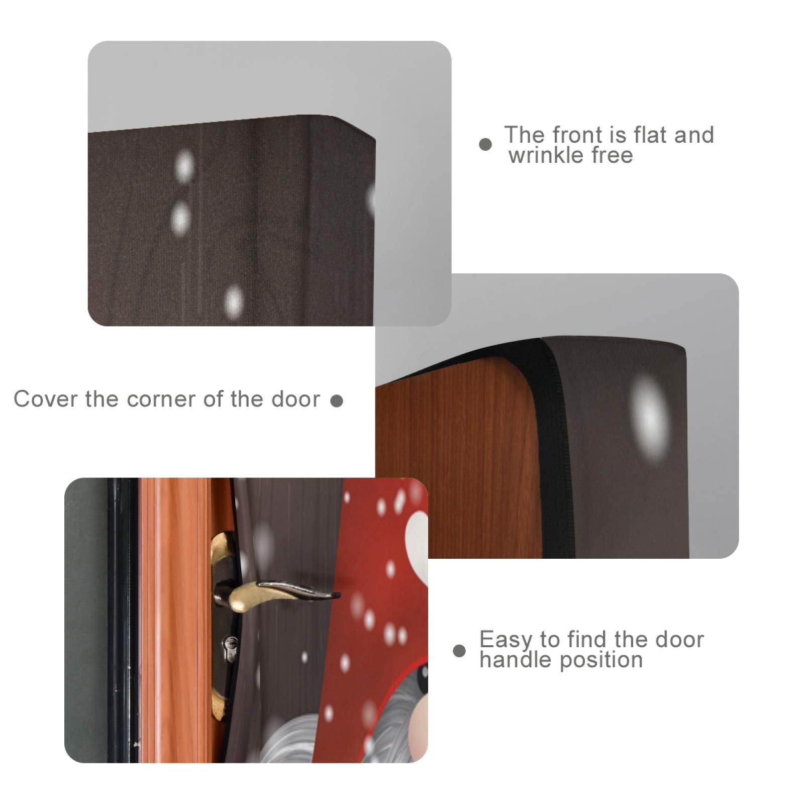 Foto 5 pulgar | Funda De Puerta Qilmy Christmas Santa Claus Impermeable 91 X 248 Cm - Venta Internacional.