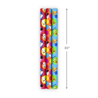 Foto 3 | Papel De Regalo Hallmark Disney Kids Para Cumpleaños Y Navidad - Venta Internacional.