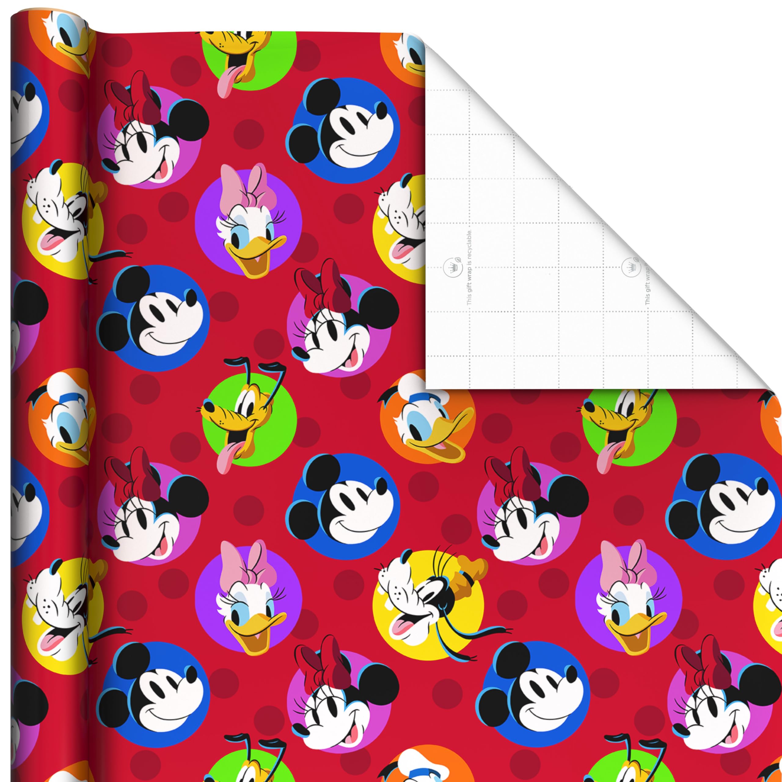 Foto 5 pulgar | Papel De Regalo Hallmark Disney Kids Para Cumpleaños Y Navidad - Venta Internacional.