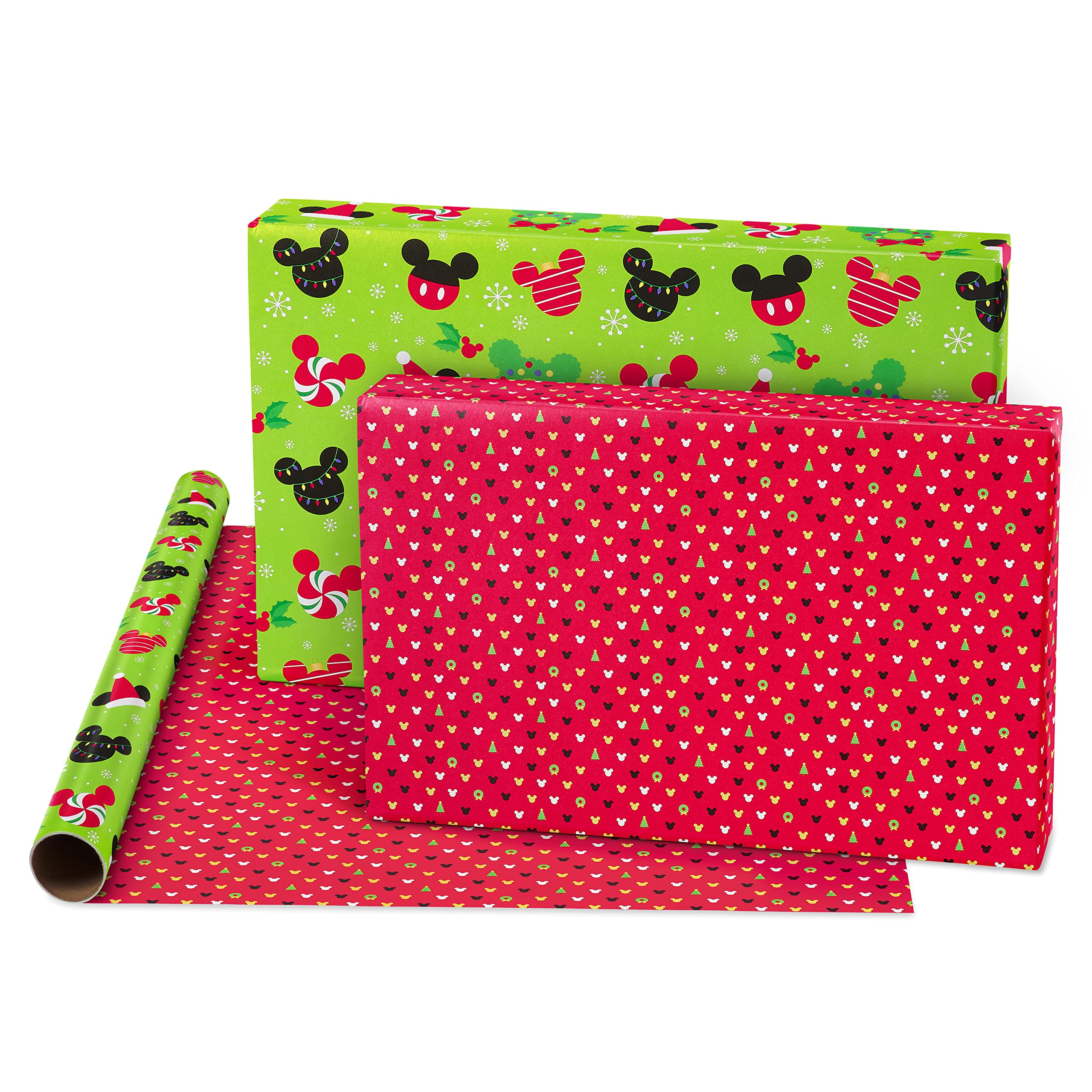 Foto 5 pulgar | Papel De Regalo Papyrus Disney Christmas Mickey Mouse Kids - Venta Internacional.