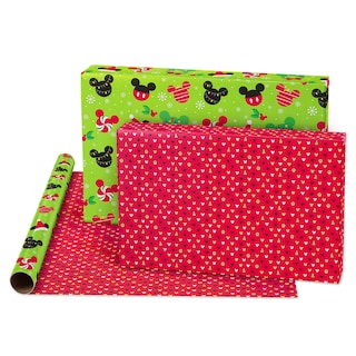 Foto 4 | Papel De Regalo Papyrus Disney Christmas Mickey Mouse Kids - Venta Internacional.