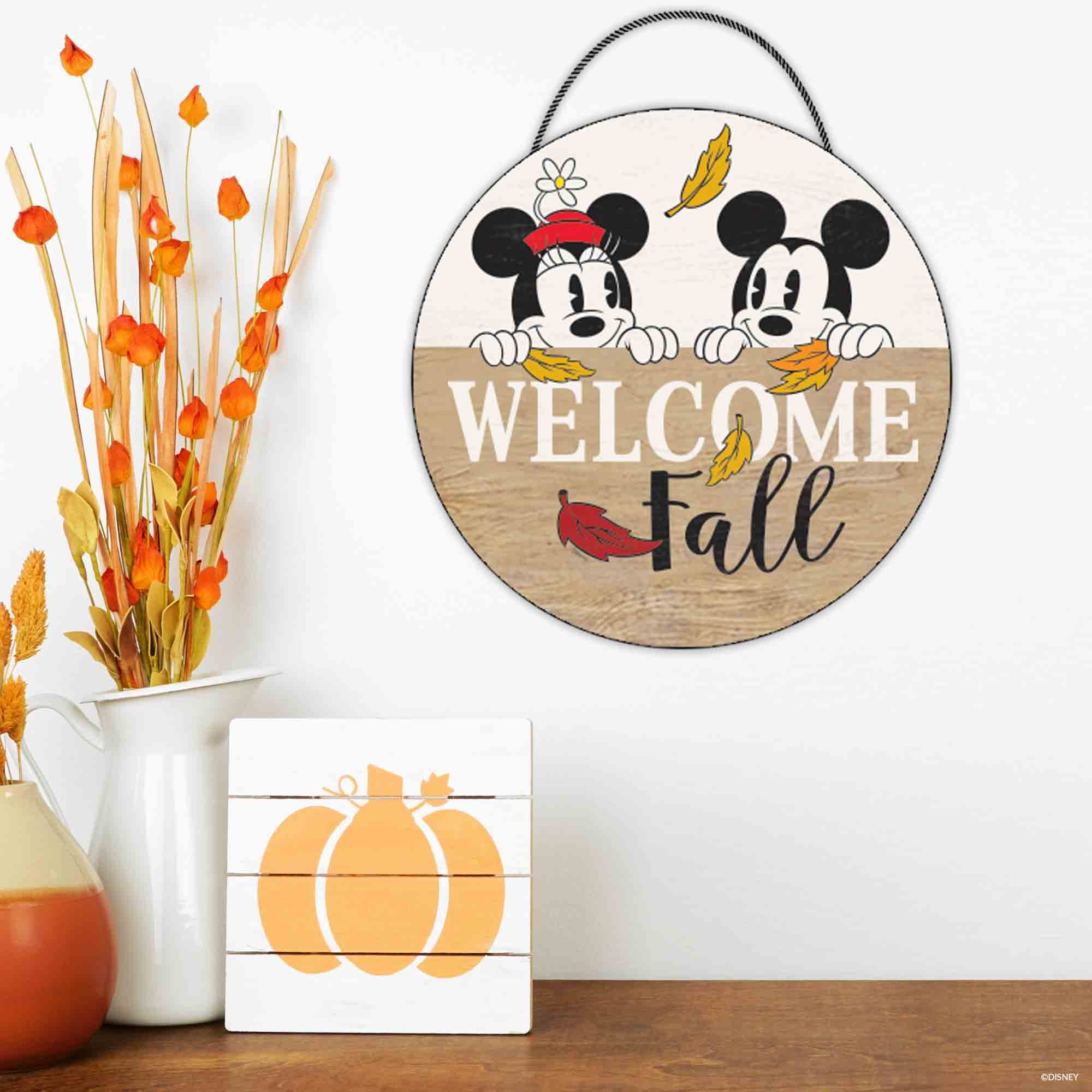 Foto 5 | Decoración De Pared Con Tema Otoñal De Mickey Mouse De Disney De Open Road Brands - Venta Internacional.