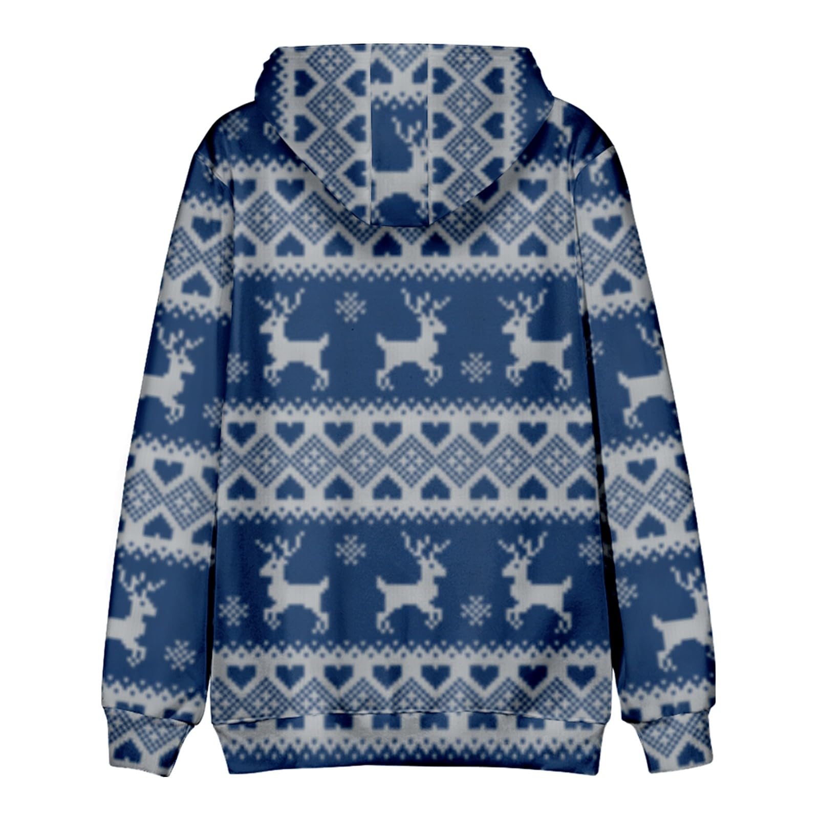 Foto 5 pulgar | Suéter Navideño Genérico Con Estampado Vintage De Copos De Nieve - Venta Internacional.