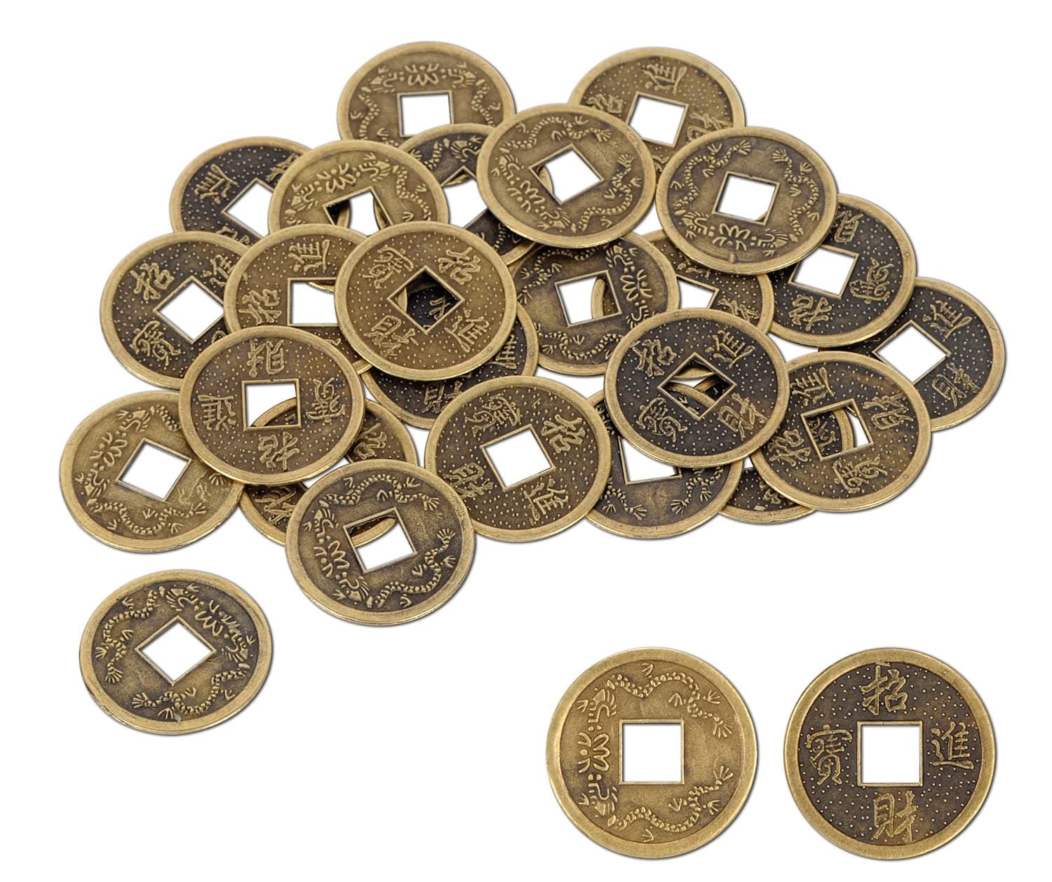 Monedas Chinas De Buena Suerte Beistle 57856, 25 Monedas, 2,54 Cm - Venta Internacional. $475