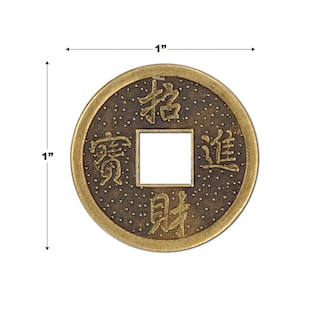 Foto 2 | Monedas Chinas De Buena Suerte Beistle 57856, 25 Monedas, 2,54 Cm - Venta Internacional.