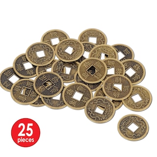 Foto 4 | Monedas Chinas De Buena Suerte Beistle 57856, 25 Monedas, 2,54 Cm - Venta Internacional.