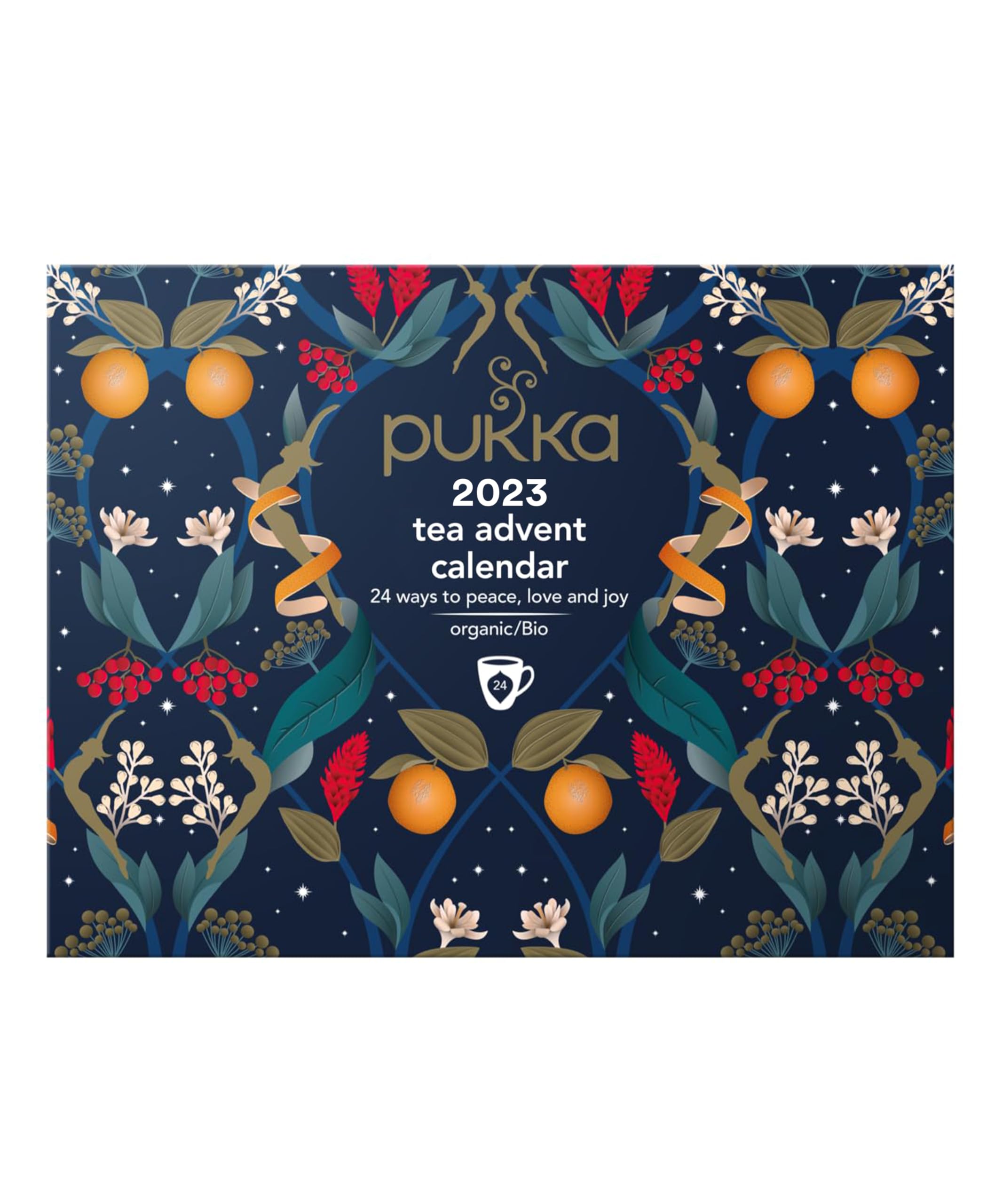 Foto 1 | Calendario De Adviento Pukka Organic 2023 Con 24 Bolsitas De Té - Venta Internacional.