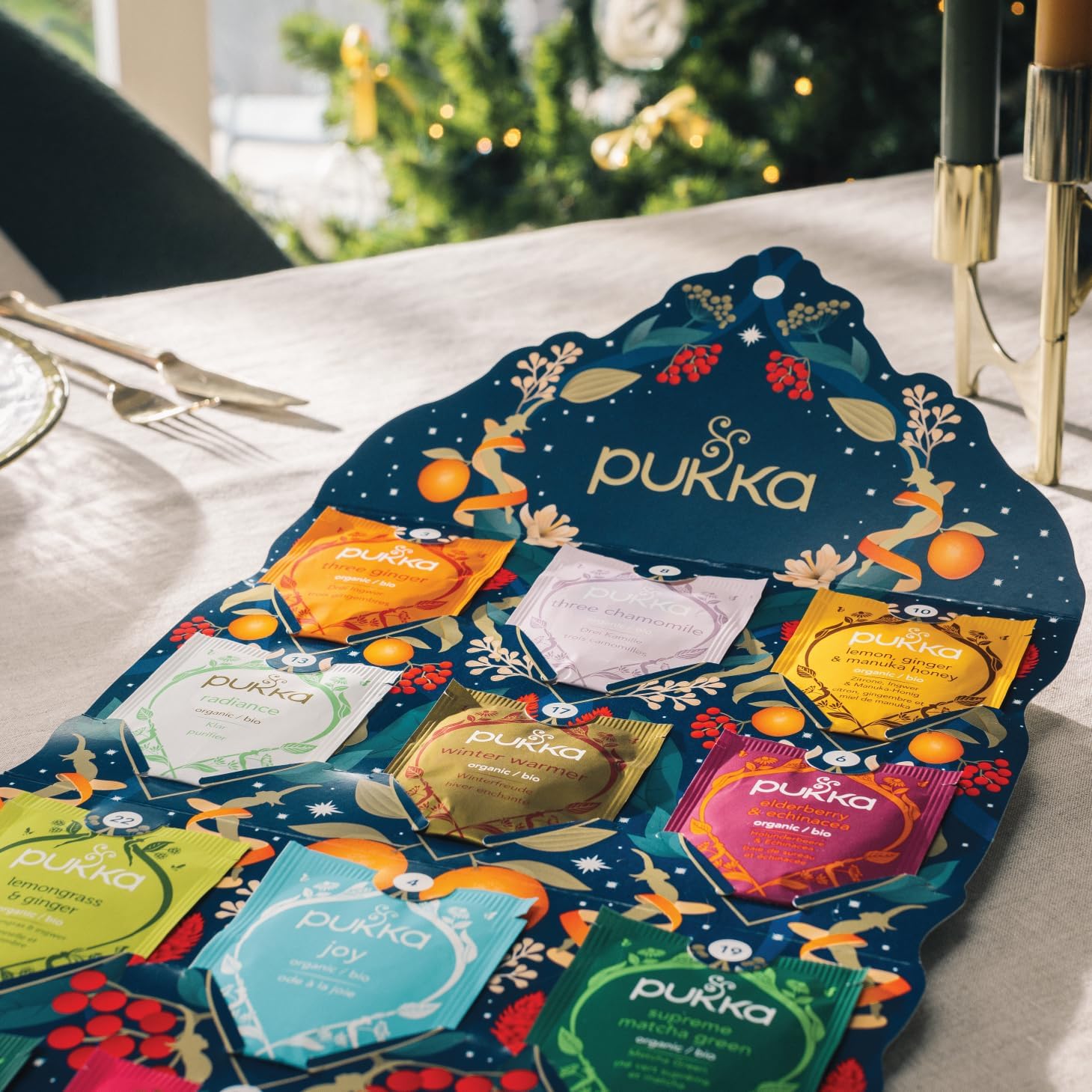 Foto 5 pulgar | Calendario De Adviento Pukka Organic 2023 Con 24 Bolsitas De Té - Venta Internacional.