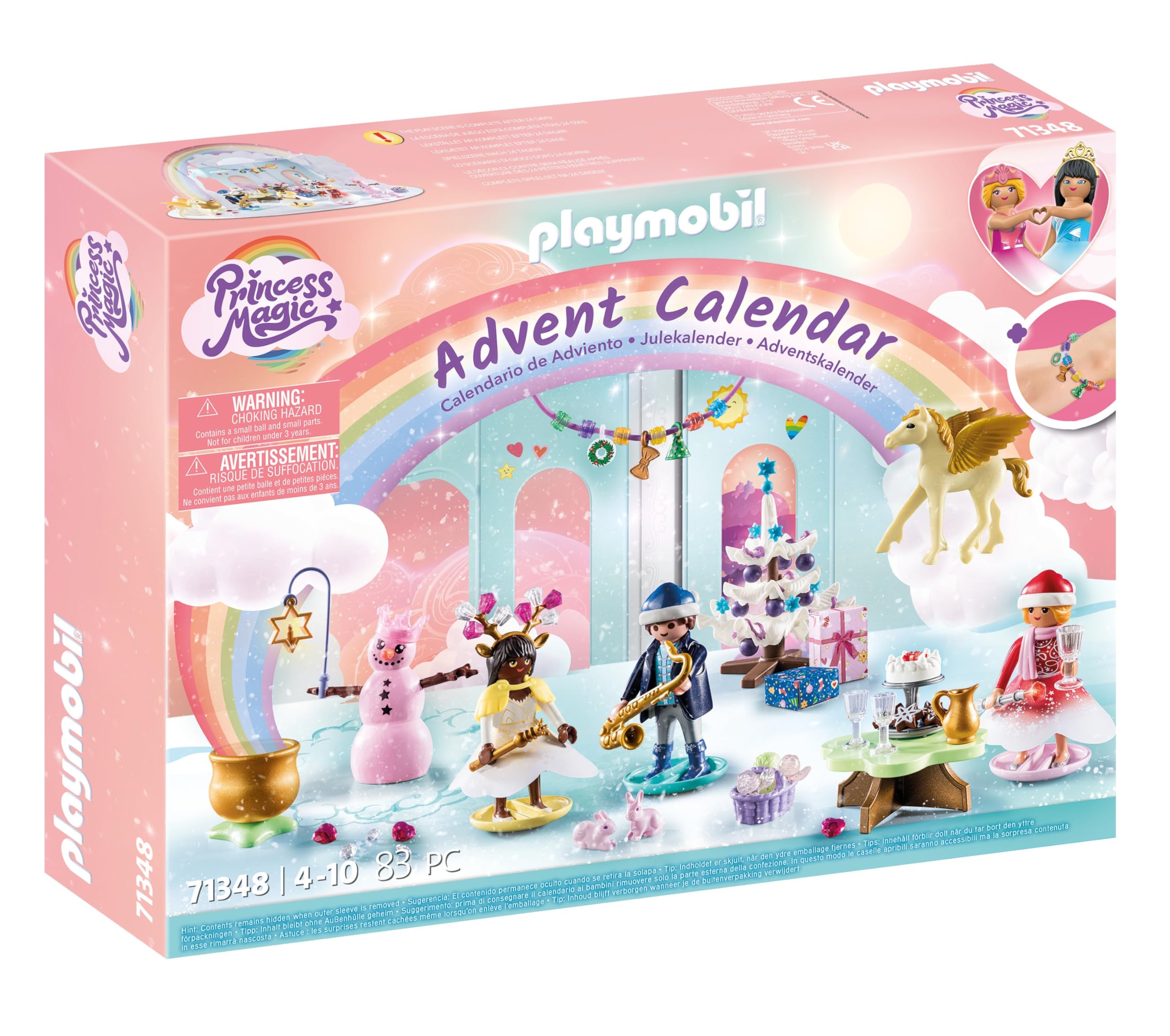 Calendario De Adviento Playmobil Navidad Bajo El Arcoíris - Venta Internacional. $666
