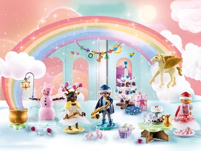 Foto 2 | Calendario De Adviento Playmobil Navidad Bajo El Arcoíris - Venta Internacional.