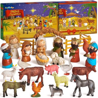 Foto 1 | Calendario De Adviento Fun Little Toys Nativity 2024 Con 24 Juguetes Para Niños - Venta Internacional.