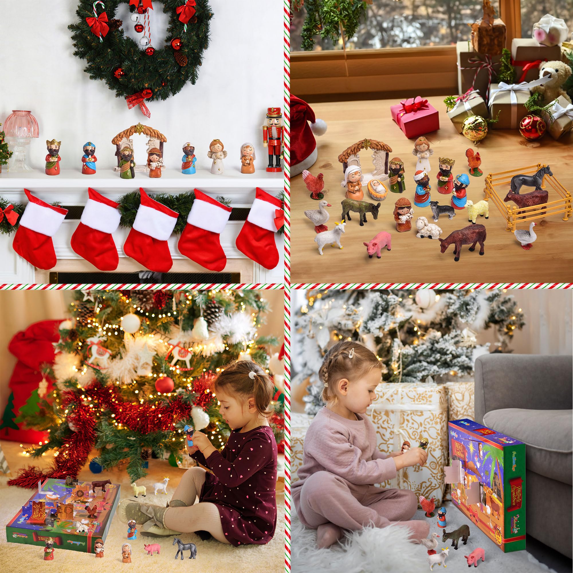 Foto 6 | Calendario De Adviento Fun Little Toys Nativity 2024 Con 24 Juguetes Para Niños - Venta Internacional.
