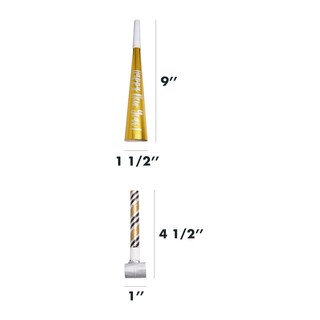 Foto 5 | Artículos Para Fiestas Amscan New Year's 2024 Horns & Blowouts X50 - Venta Internacional.