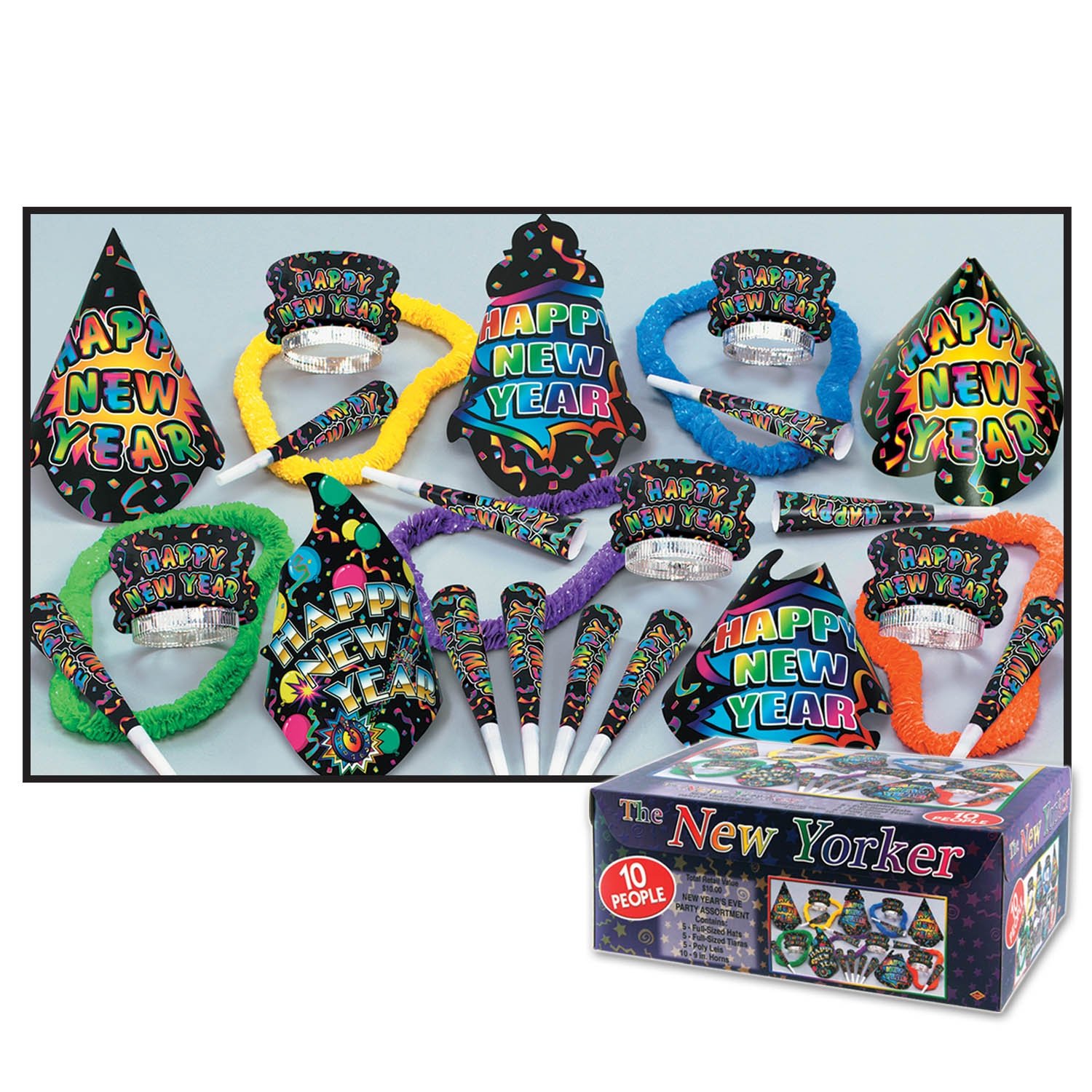 Foto 2 pulgar | Surtido De Fiesta Beistle New Yorker Para 10 Personas - Venta Internacional.