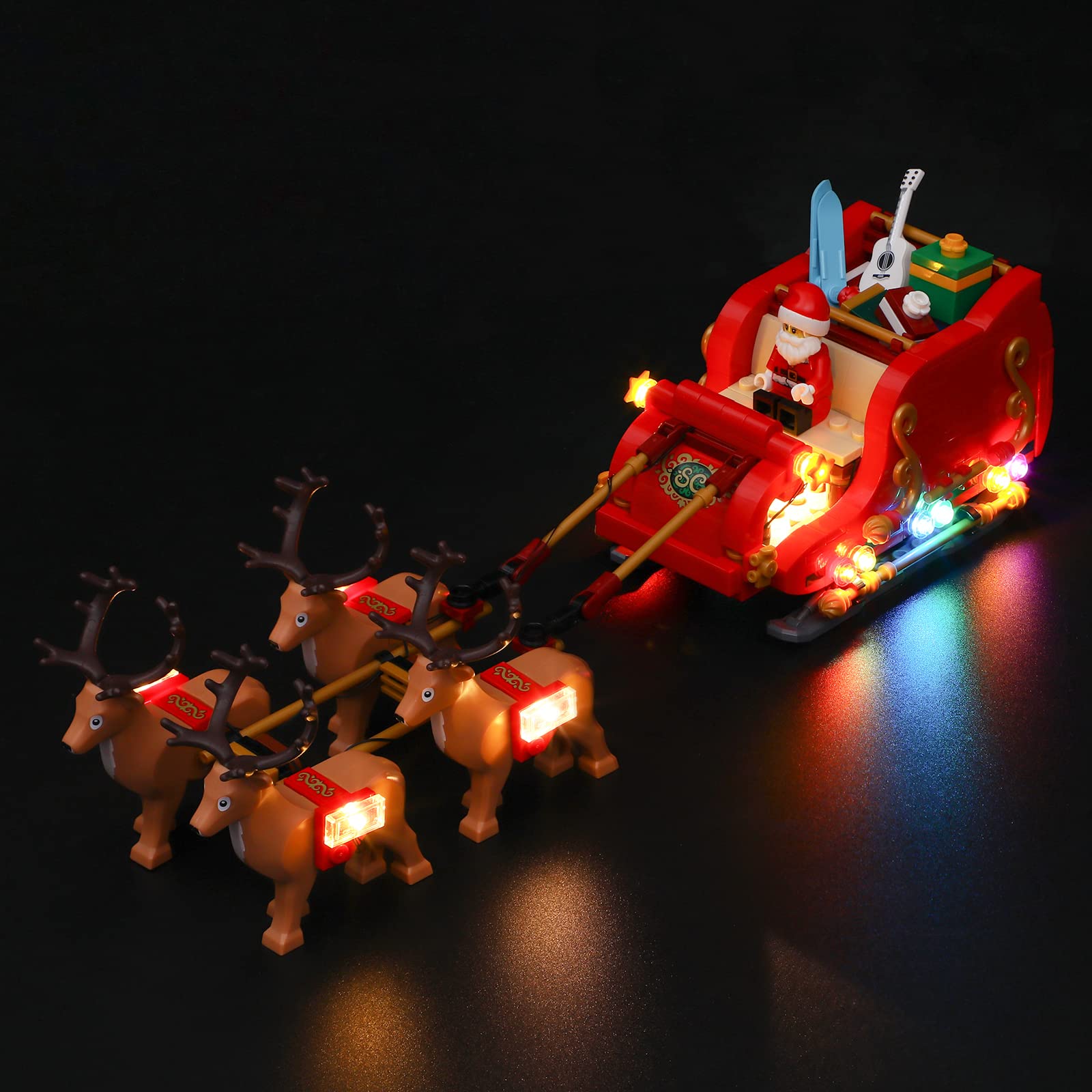 Foto 2 pulgar | Luz Led Para Bloques De Construcción Lego 40499 Santa's Sleigh - Venta Internacional.