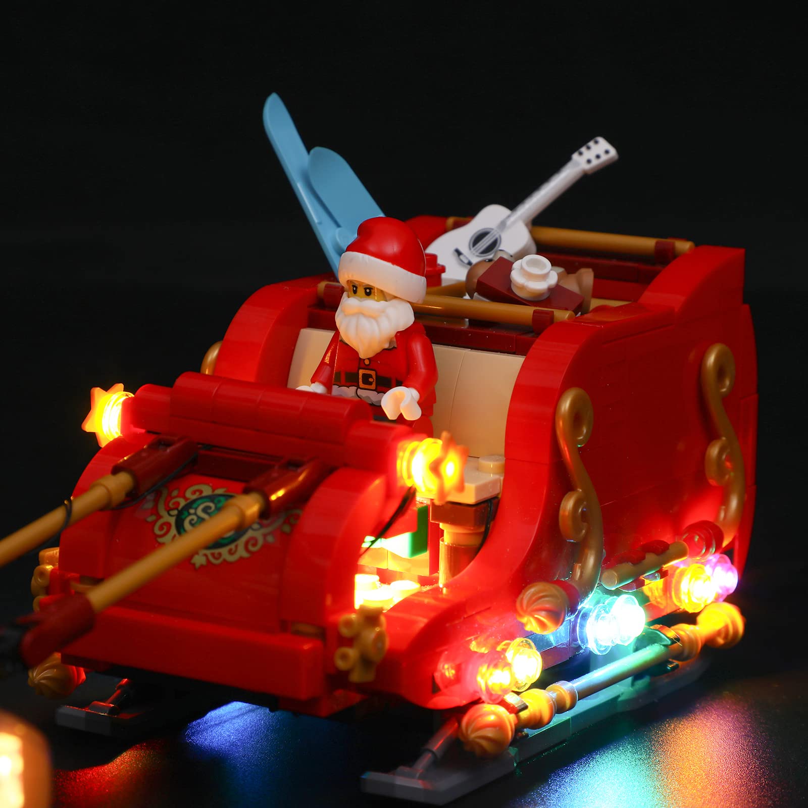Foto 5 pulgar | Luz Led Para Bloques De Construcción Lego 40499 Santa's Sleigh - Venta Internacional.