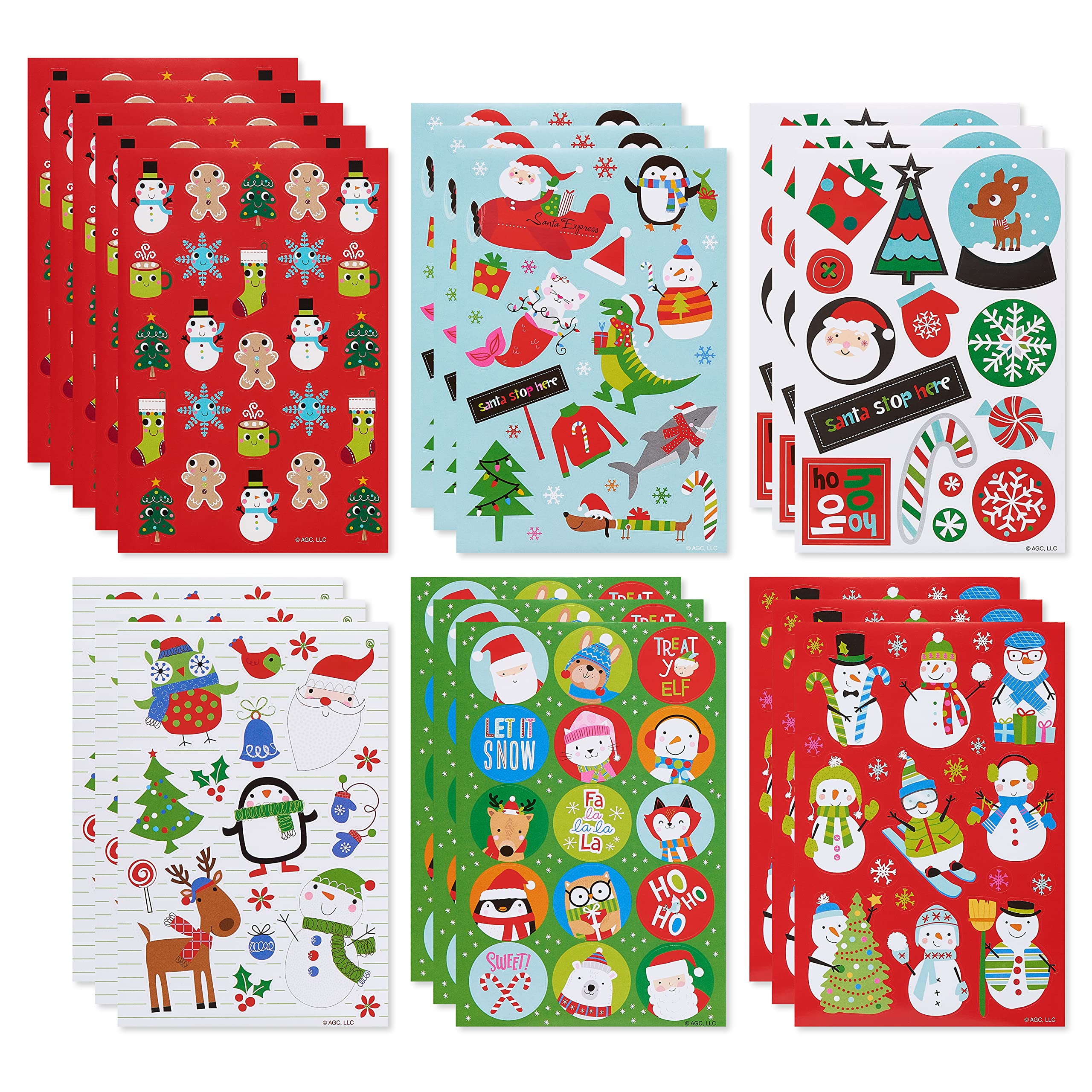 Foto 3 pulgar | Pegatinas American Greetings Christmas, 398 Unidades, Para Niños - Venta Internacional.