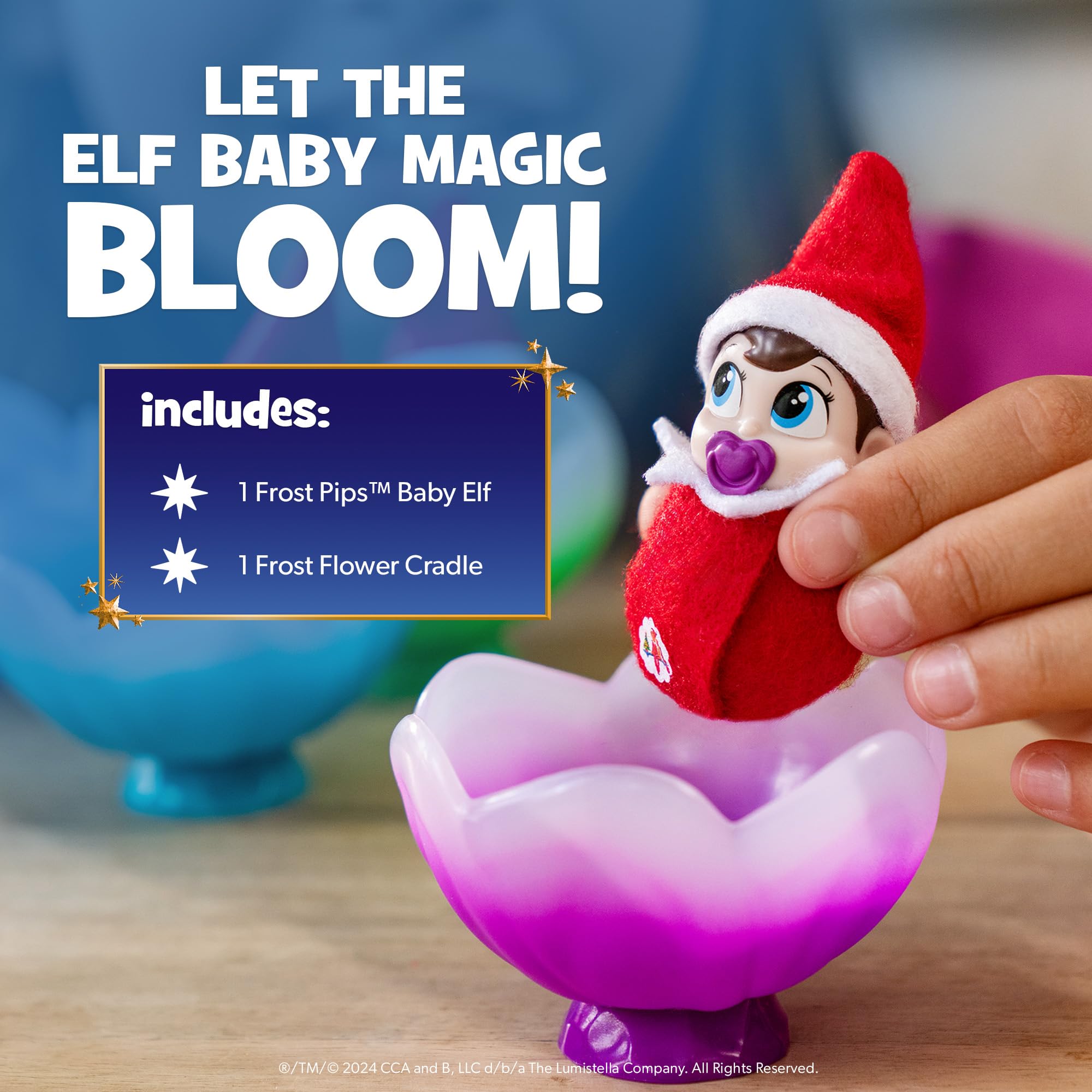 Foto 4 | Toy The Elf On The Shelf Frost Pips Mini Blooms Elf Bebé Niña - Venta Internacional.