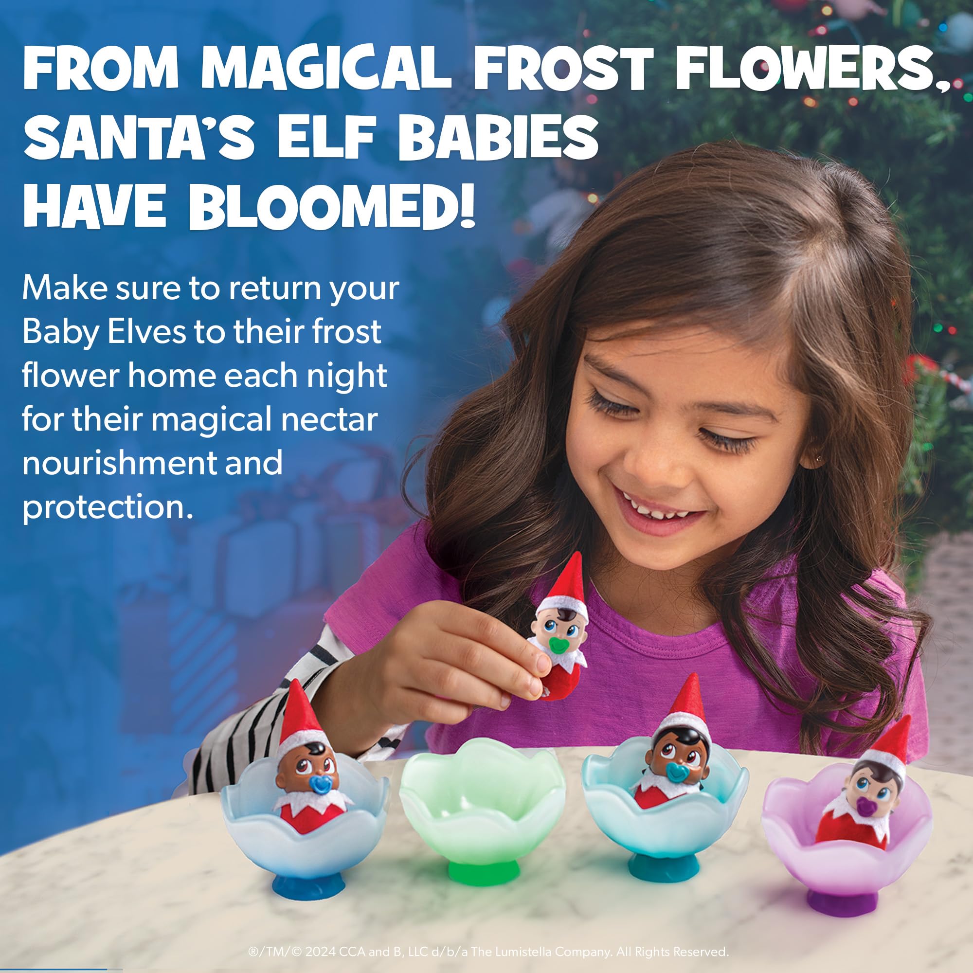 Foto 7 pulgar | Toy The Elf On The Shelf Frost Pips Mini Blooms Elf Bebé Niña - Venta Internacional.