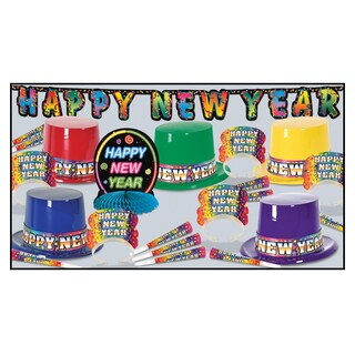 Foto 1 | Surtido Para Fiestas Beistle Rainbow Blast Nochevieja Para 10 Personas - Venta Internacional.