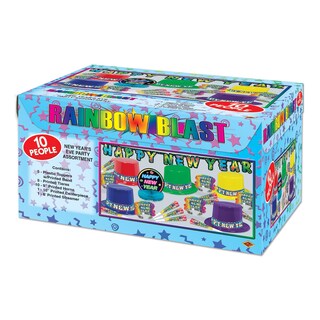 Foto 7 | Surtido Para Fiestas Beistle Rainbow Blast Nochevieja Para 10 Personas - Venta Internacional.