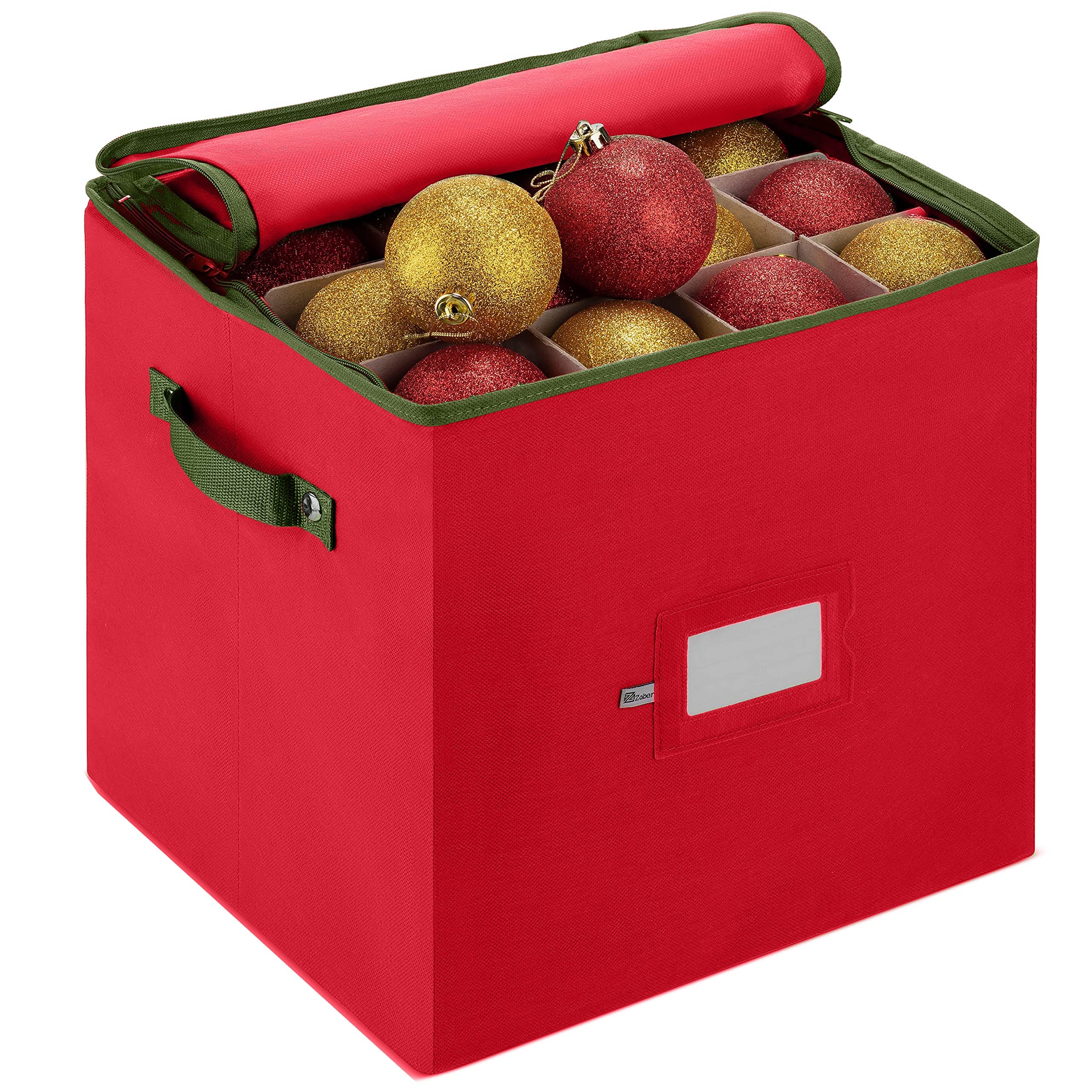 Foto 2 pulgar | Caja De Almacenamiento Para Adornos Navideños Zober Stores 64 Adornos - Venta Internacional.