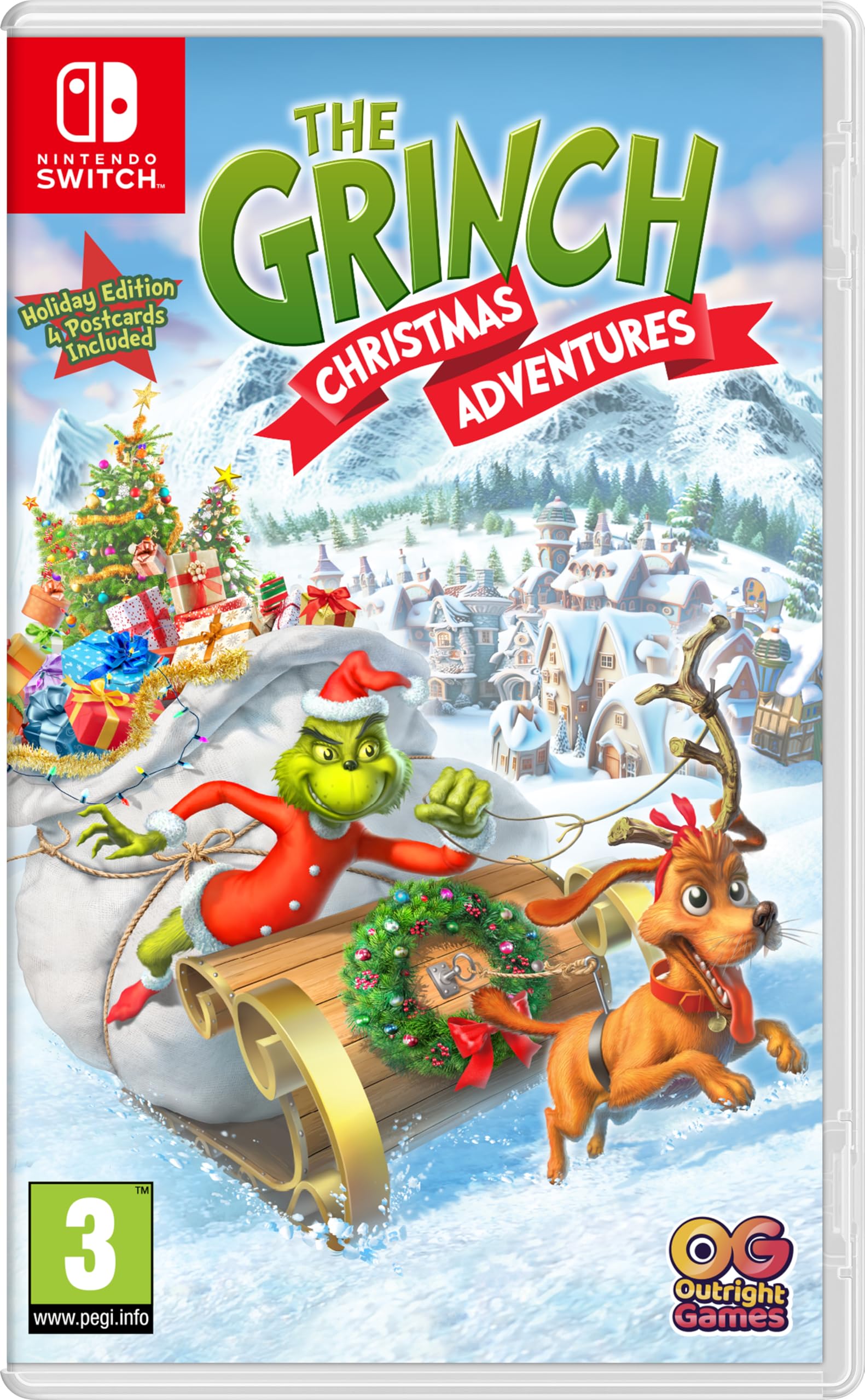 Foto 2 pulgar | Videojuego Bandai Namco Entertainment The Grinch: Christmas Adventures Para Nintendo Switch - Venta Internacional.