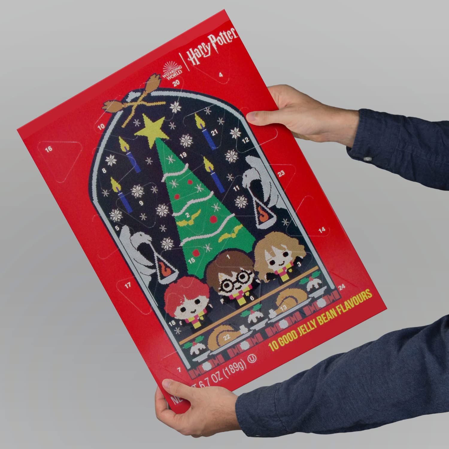 Foto 3 pulgar | Calendario De Adviento Jelly Belly Harry Potter 2024 Con Gominolas - Venta Internacional.
