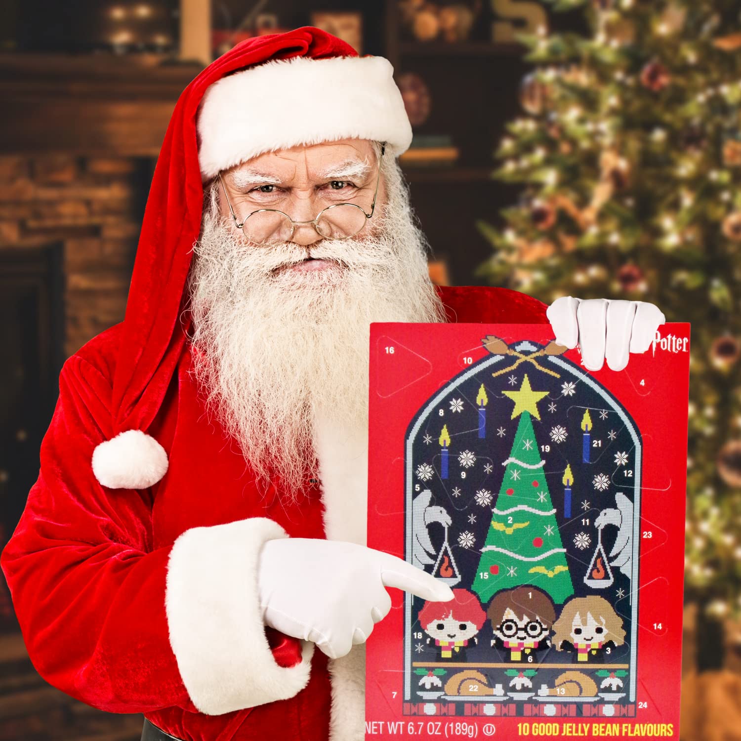 Foto 4 | Calendario De Adviento Jelly Belly Harry Potter 2024 Con Gominolas - Venta Internacional.