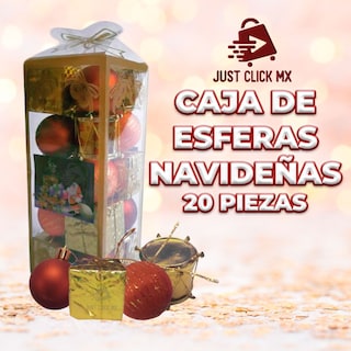 Foto 4 | Set 20 Adornos Colgantes JustClick MX Para Árbol Navidad