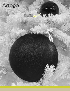 Foto 2 | Esfera Navideña Grande Megagigante De 25cm 1 Pieza Decoración Bola Brillante Para Colgar Adornos De Polietileno