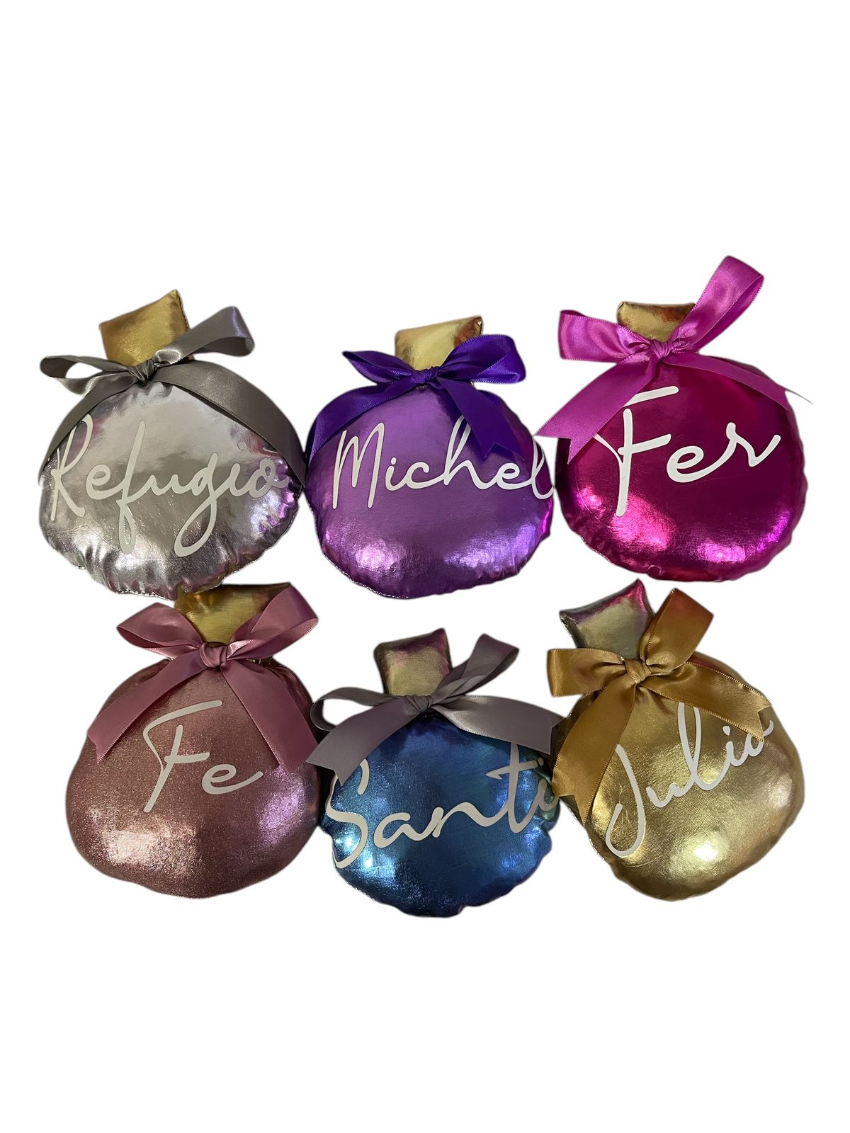 Foto 1 | Esferas 6 Piezas Navidad Personalizadas Navidad