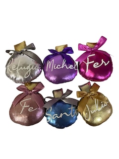 Foto 1 | Esferas 6 Piezas Navidad Personalizadas Navidad