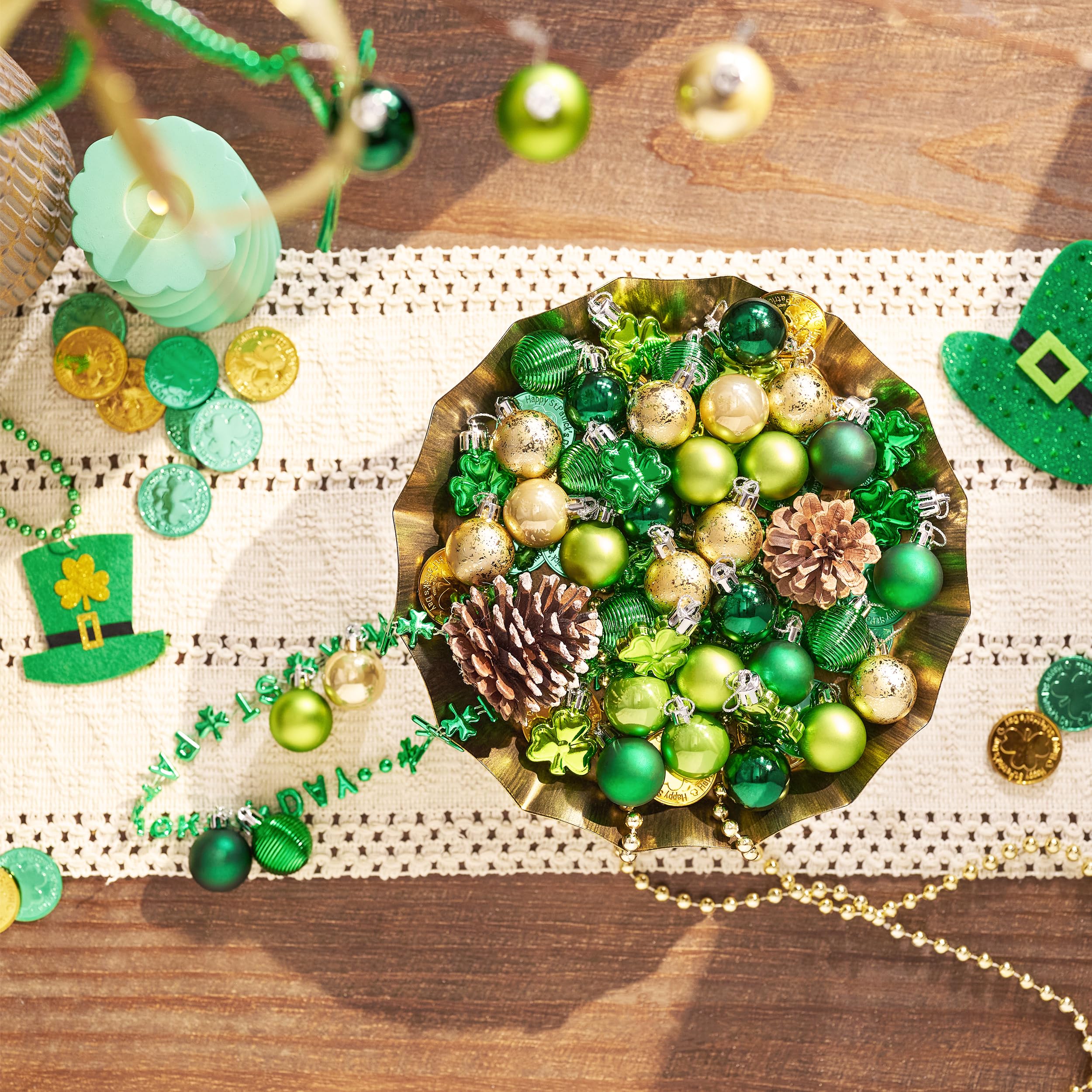 Foto 2 | Set De Adornos Valery Madelyn Para El Día De San Patricio, 36 Unidades, 3 Cm - Venta Internacional.