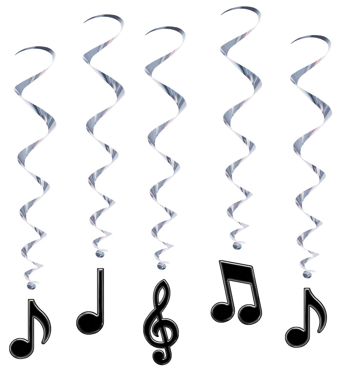 Foto 2 pulgar | Beistle Colgante Con Forma De Espiral Para Notas Musicales (5 Unidades) Para Fiestas - Venta Internacional.
