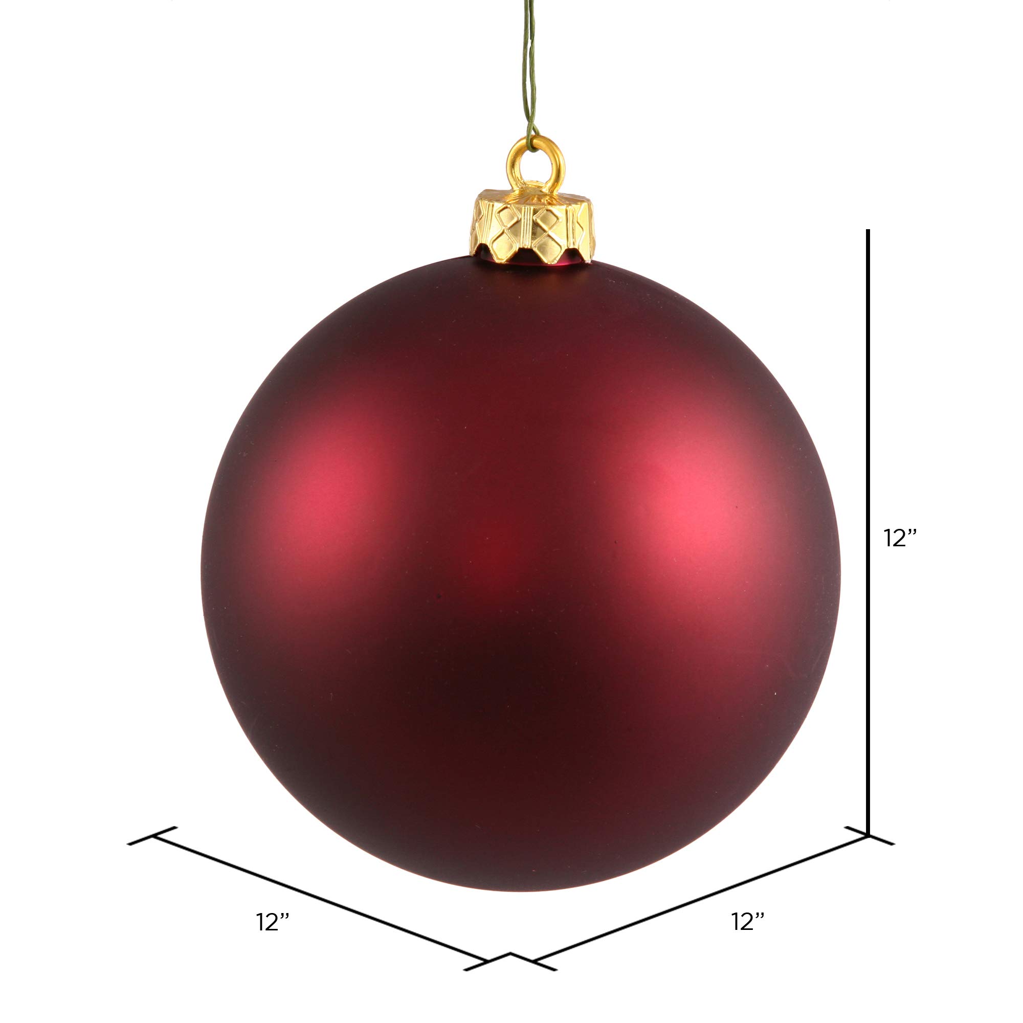 Foto 6 pulgar | Gorra Ornament Vickerman N593019dmv Con Forma De Bola Mate Perforada Uv, 12 Cm - Venta Internacional.